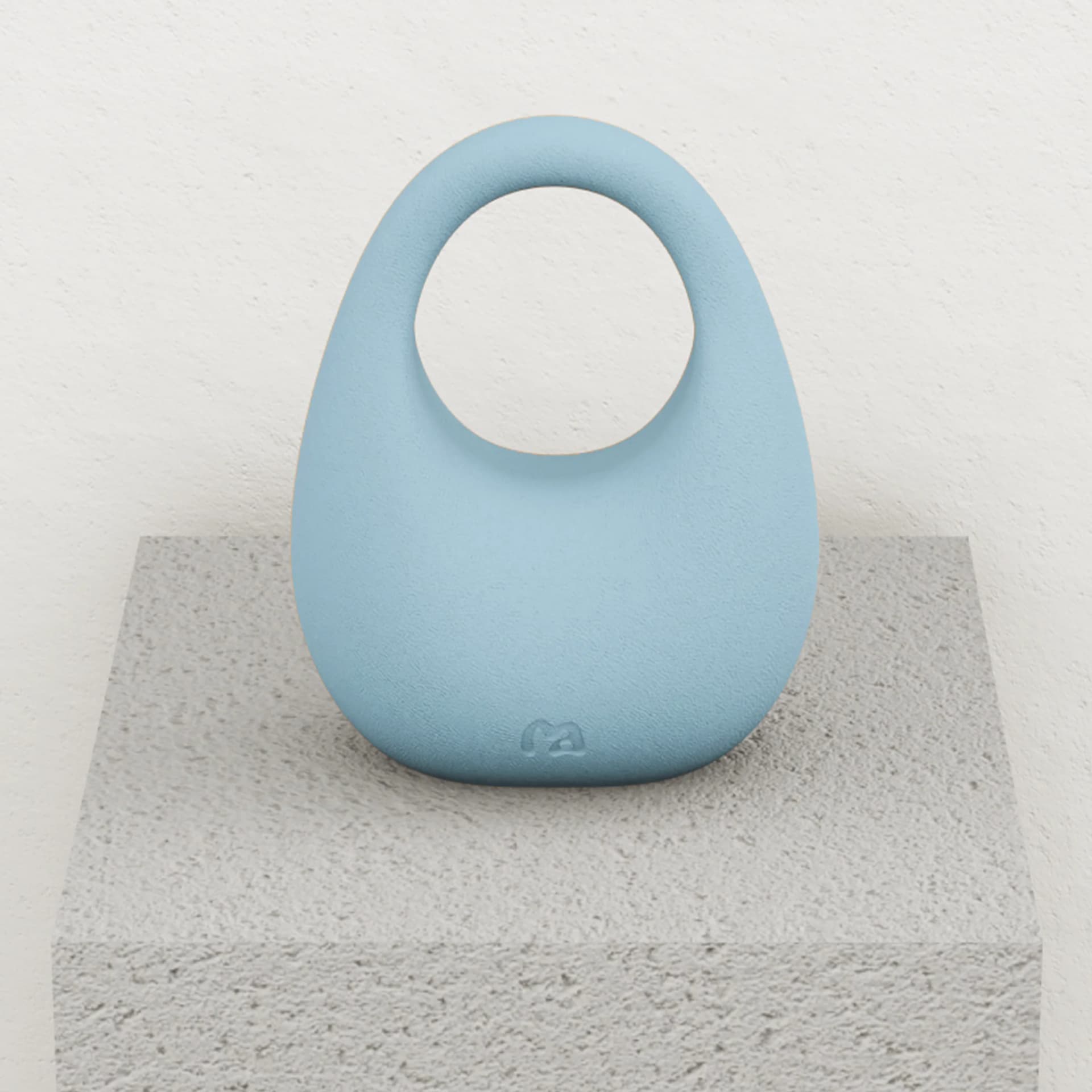 MOVART Kettlebell in Sea Mist - side view