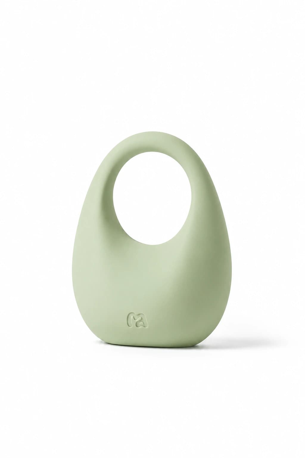 MOVART Kettlebell in Sage Green - side view
