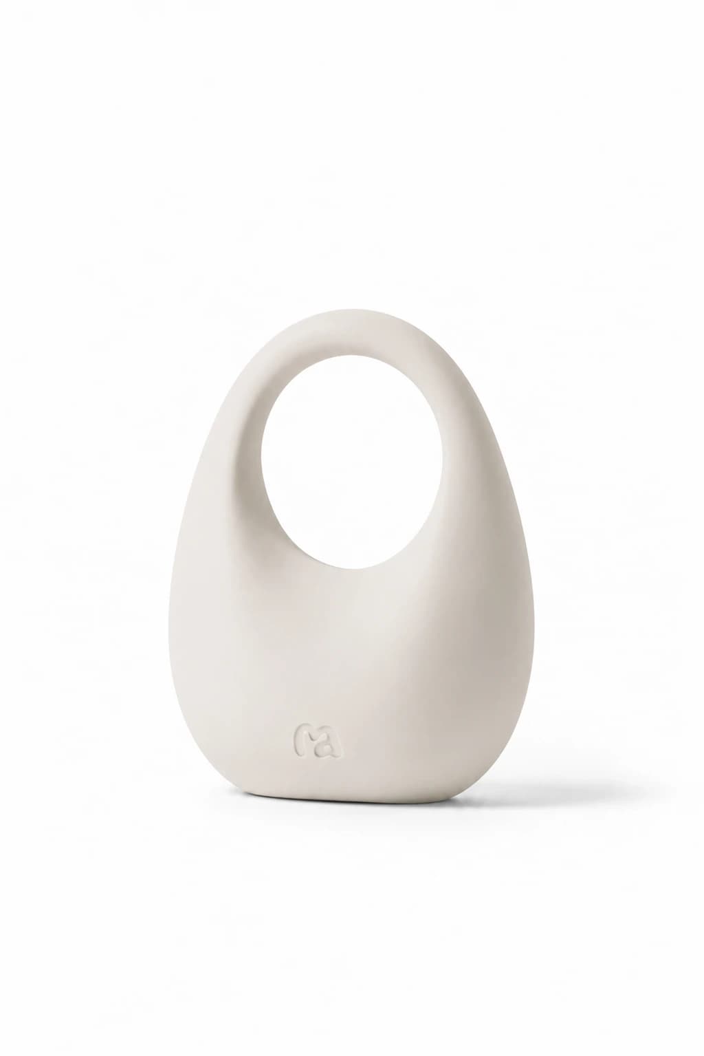 MOVART Kettlebell in Oat Milk - side view